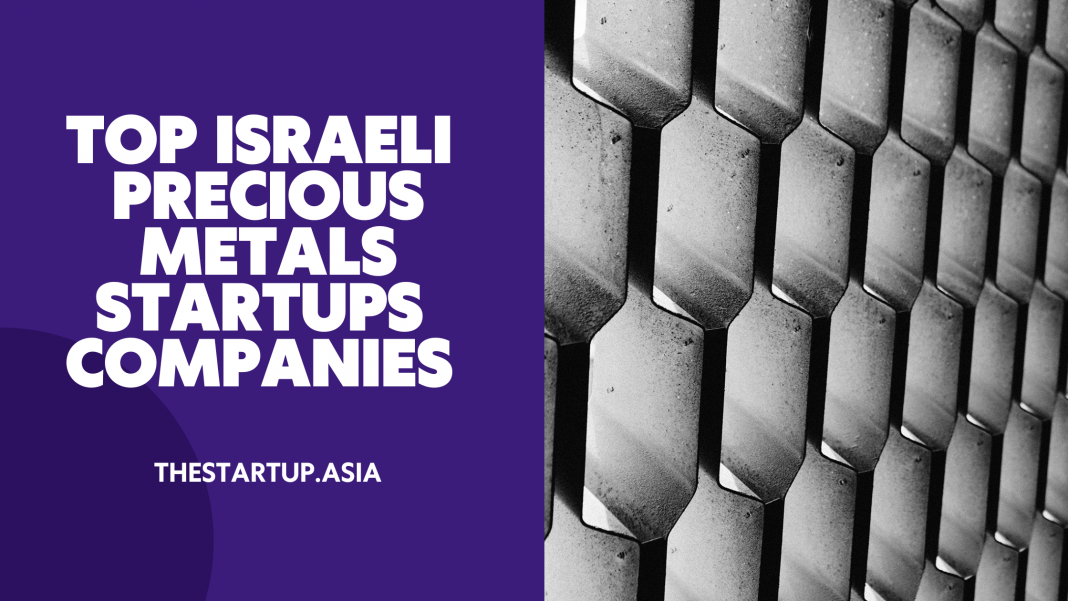 Top Israeli Precious Metals Startups Companies